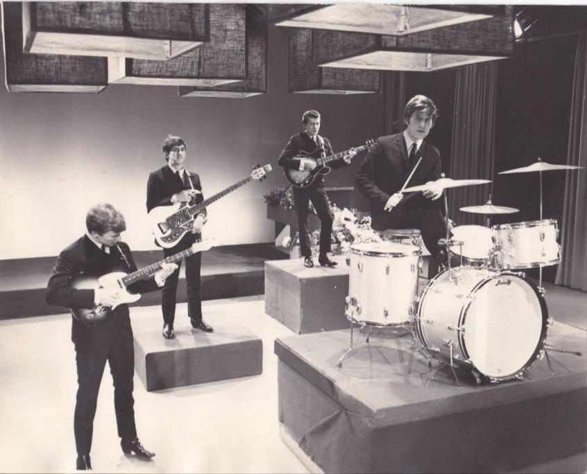 The Searchers performing on Finnish television in 1964 during their Merseybeat chart peak