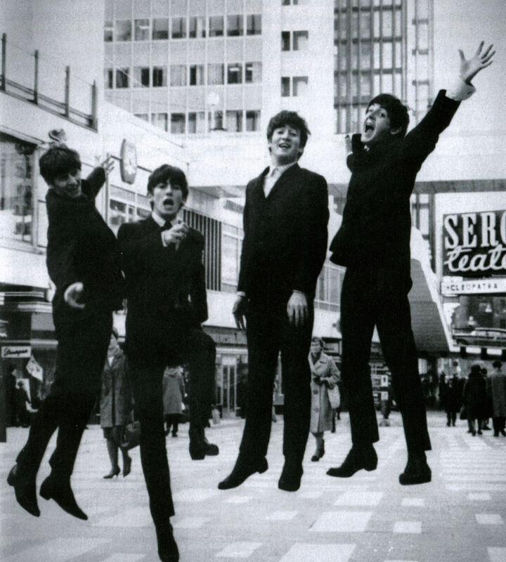 The Beatles in Hötorgscity, Stockholm, October 1963