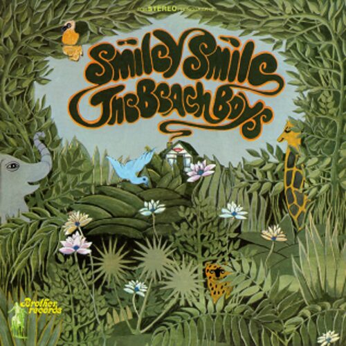 Album cover for the Beach Boys' Smiley Smile, 1967