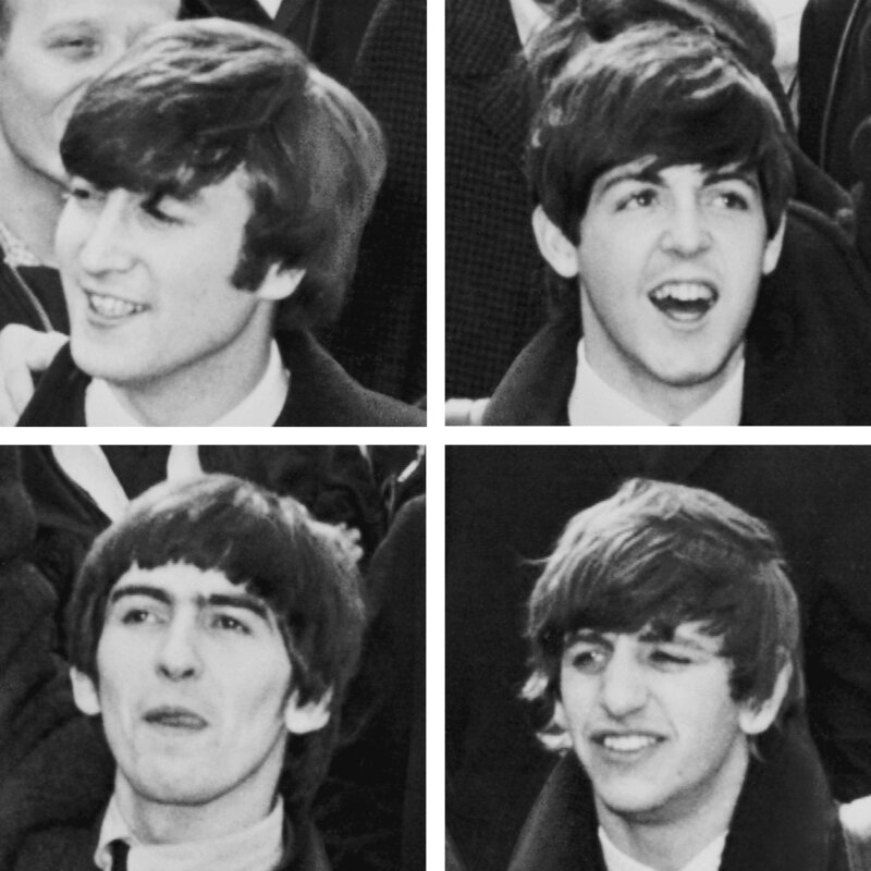 The Beatles pictured in New York City, 1964