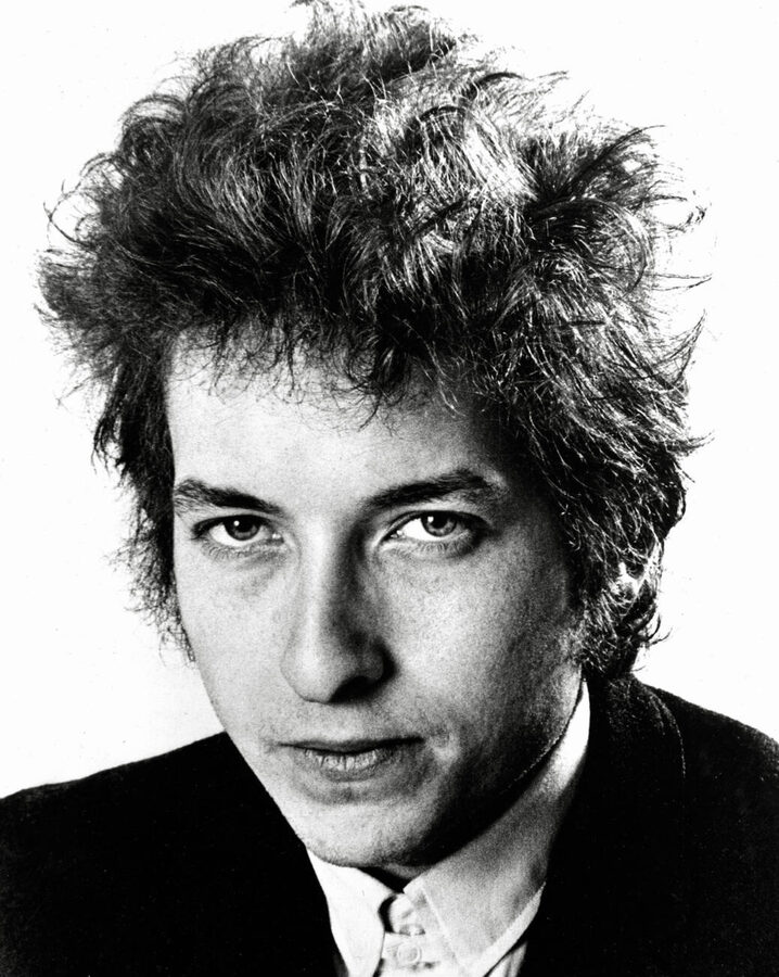 Bob Dylan pictured in 1965
