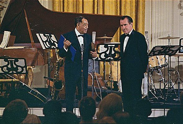 Duke Ellington, photographed at the White House in 1969