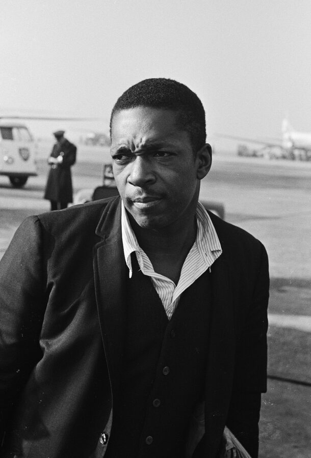 John Coltrane pictured in 1963