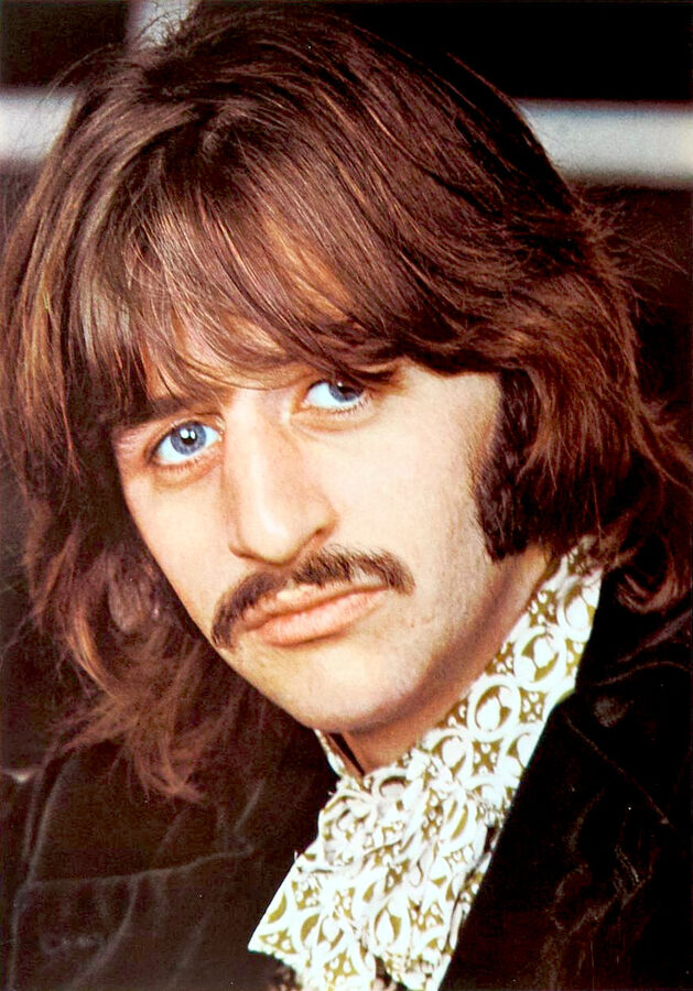 Ringo Starr pictured during the White Album sessions, 1968