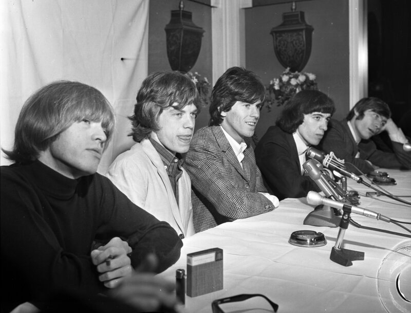 The Rolling Stones pictured in Beverly Hills, 1965