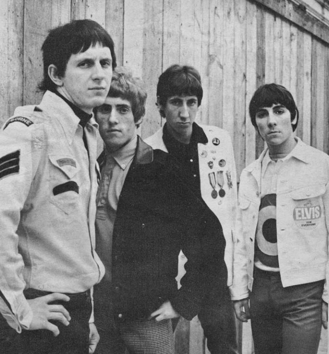 The Who in 1965: John Entwistle, Roger Daltrey, Pete Townshend and Keith Moon, the year My Generation was released